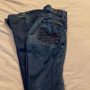 Seven for all mankind bootcut jeans